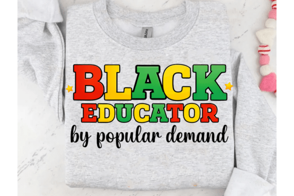 Black Educator PNG: Designing for Juneteenth Teacher's Day