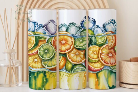 Citrus Refreshment 20oz Tumbler Wrap: A Burst of Energy for Your Projects