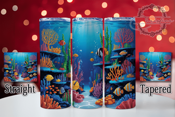 Colorful Aquarium Fish Tumbler: A Splash of Aquatic Artistry