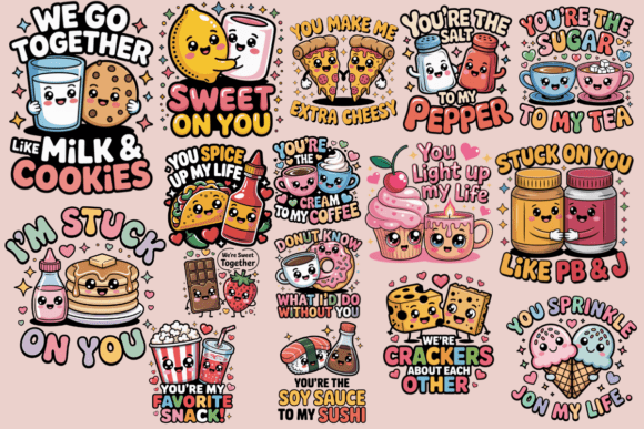 Food Pun Funny Valentine PNG Sublimation: Designs That Connect