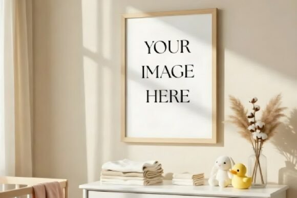 Minimalist Beige Kids Room with Toys: A Design Sanctuary