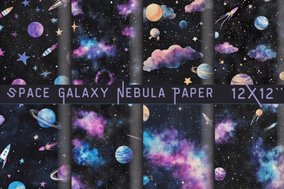 Space Galaxy Nebula Paper: Your Cosmic Design Toolkit