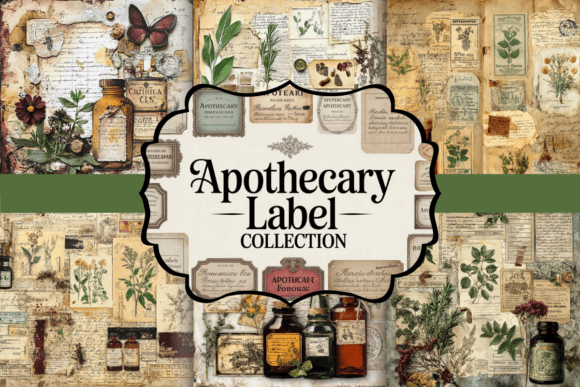 Unlocking Vintage Charm with the Apothecary Label Collection