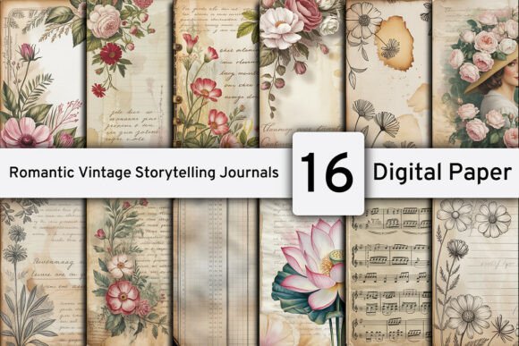 Unveiling the Charm of Romantic Vintage Storytelling Paper
